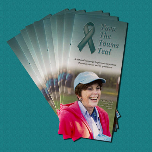 Turn the Towns Teal Brochures