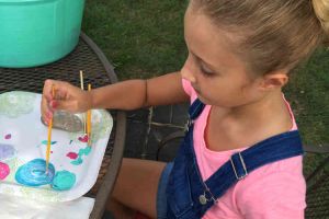 Blissfield Michigan Girl Painting