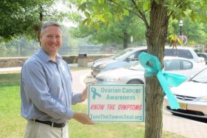 Hightstown-Borough-man-lawn-sign