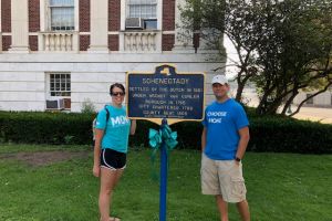 Schenectady NY Teal Sign