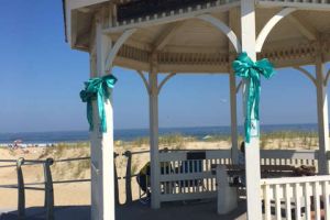 Sea Girt New Jersey Beach Gazebo Treal Ribbons