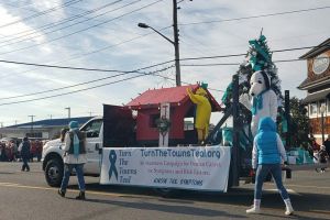 Shipbottom TEAL Float Christmas Parade 2021 9